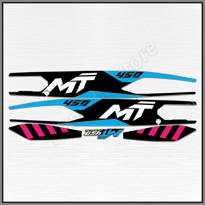 For CFMOTO 450MT 450 MT 2024 year 3M Motorcycle Swing arm Decal Waterproof Rotating Shaft Swingarm Stickers