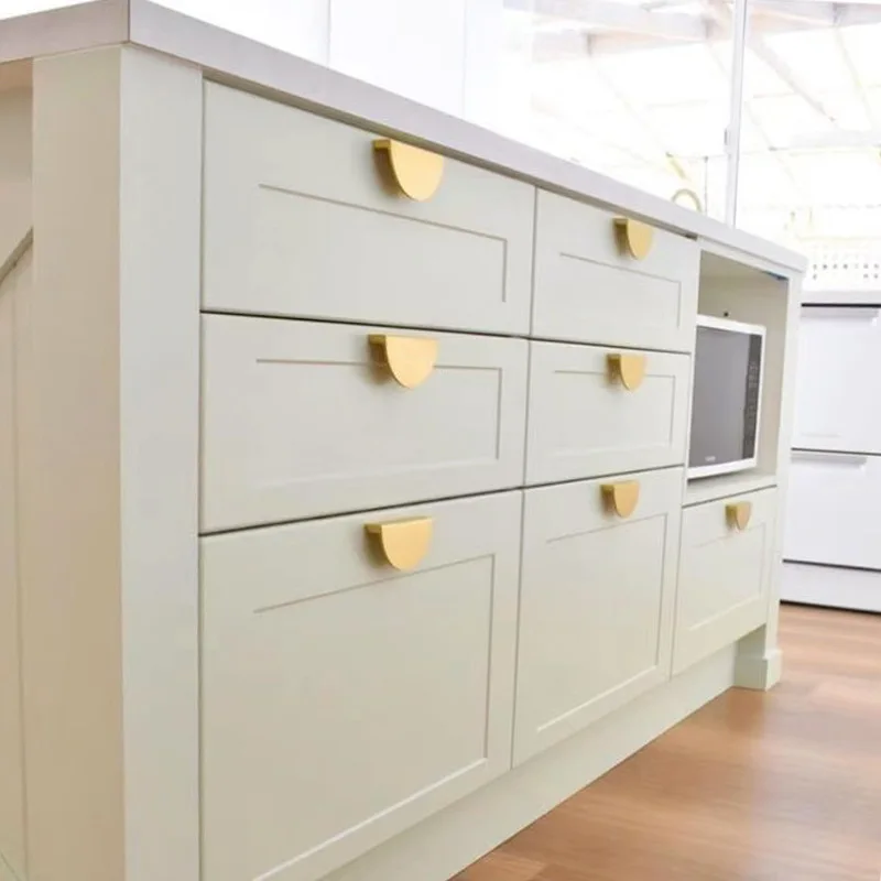 

Modern minimalist cabinet doors, drawers, handles, wardrobes, cabinets, all copper kitchen handles, golden brass