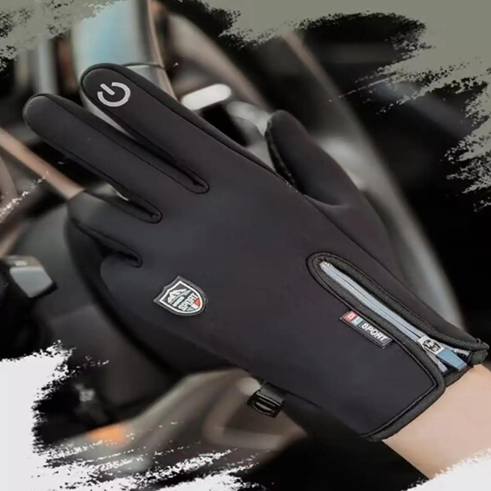 

Warm Gloves For Women Waterproof Full Finger Mittens Winter Work Gloves For Men For Running Dog Walking Hiking Mountaineering