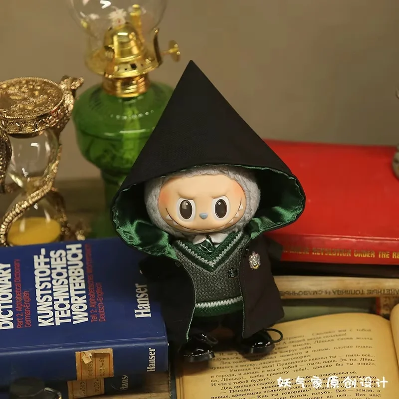 Labubu Rabu Doll Clothes Set Pendant Doll Clothes Decoration 15 17cm Size Doll Clothes School Uniform Magic Academy image 2