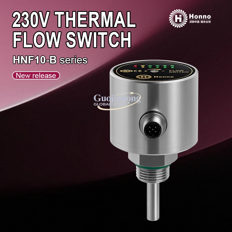 Honno 1/4 G Thread Electronic Float Switch HNF10-B Stainless Steel IP67 Thermal Flow Sensor OEM Liquid Oil Air Water Pump view 5