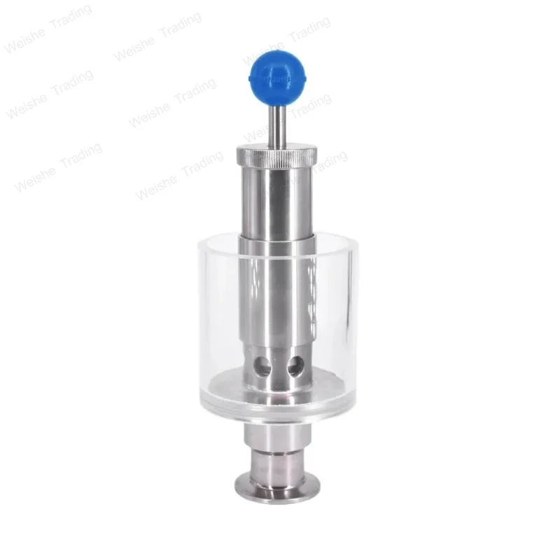 

Регулируемый предохранительный клапан 32/38 мм (1,5 дюйма) Tri-Clamp, 0-3 бар, из нержавеющей стали SUS 304, для пивоваренных ферментационных емкостей