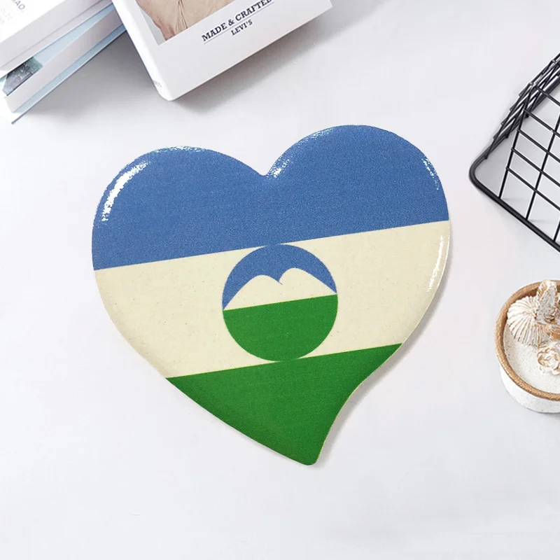 

Balcar Love Flag Fridge Magnet Cultural Creative 3d Home Exquisite Decorations Collectible Gift