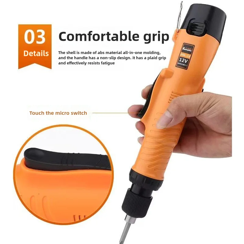 AhuHardware Screwdriver 12V Rechargeable Li-ion Battery Screwdriver Electric Screw Drivers High Torque Power Tools home set