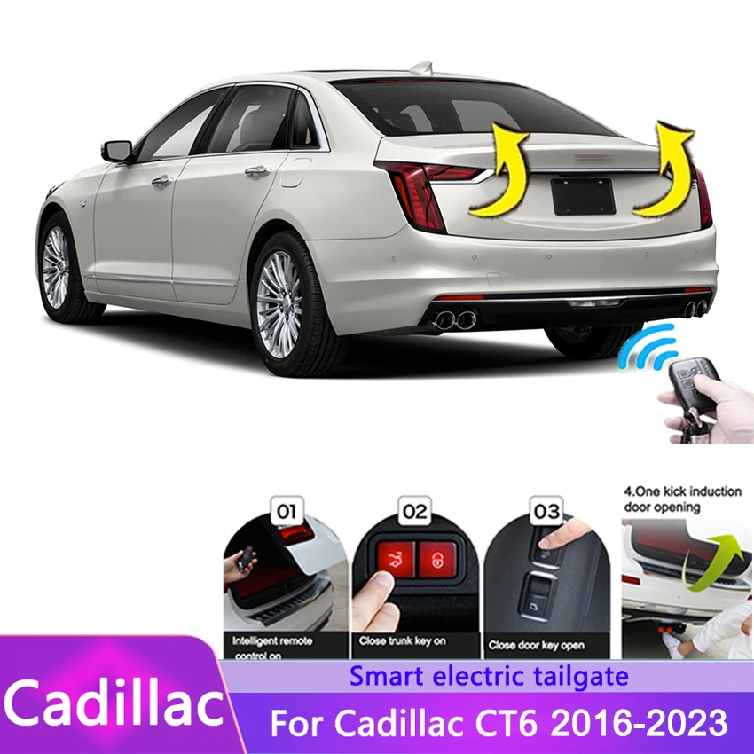 

Car Electric Tailgate For Cadillac CT6 2016-2023 Intelligent Tail Box Door Power Operated Trunk Decoration Open Refitted Upgrade