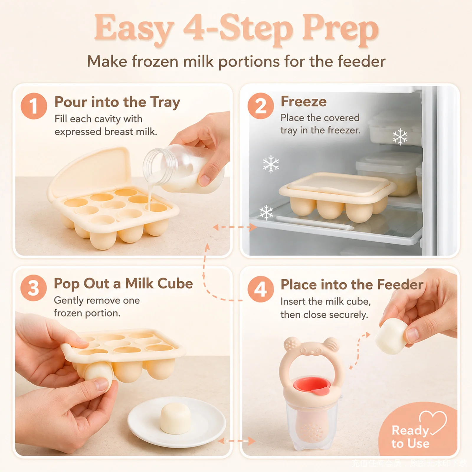 Baby Fruit Feeder, 3pc Set BPA Free and Safe for Infant 7