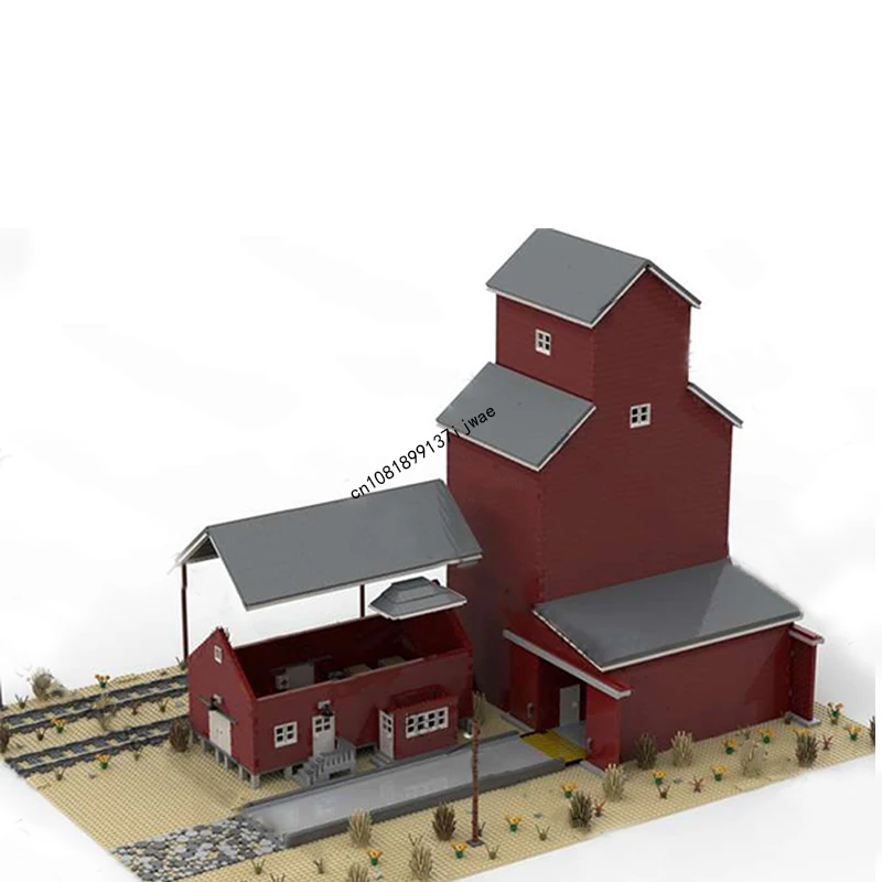 Nieuwe 8359 Stuks Stad Hot Selling Street View Moc Grain Co-Op Huis Model Custom Puzzels Diy Creatieve Ideeën kinderen Speelgoed Verjaardagscadeautjes