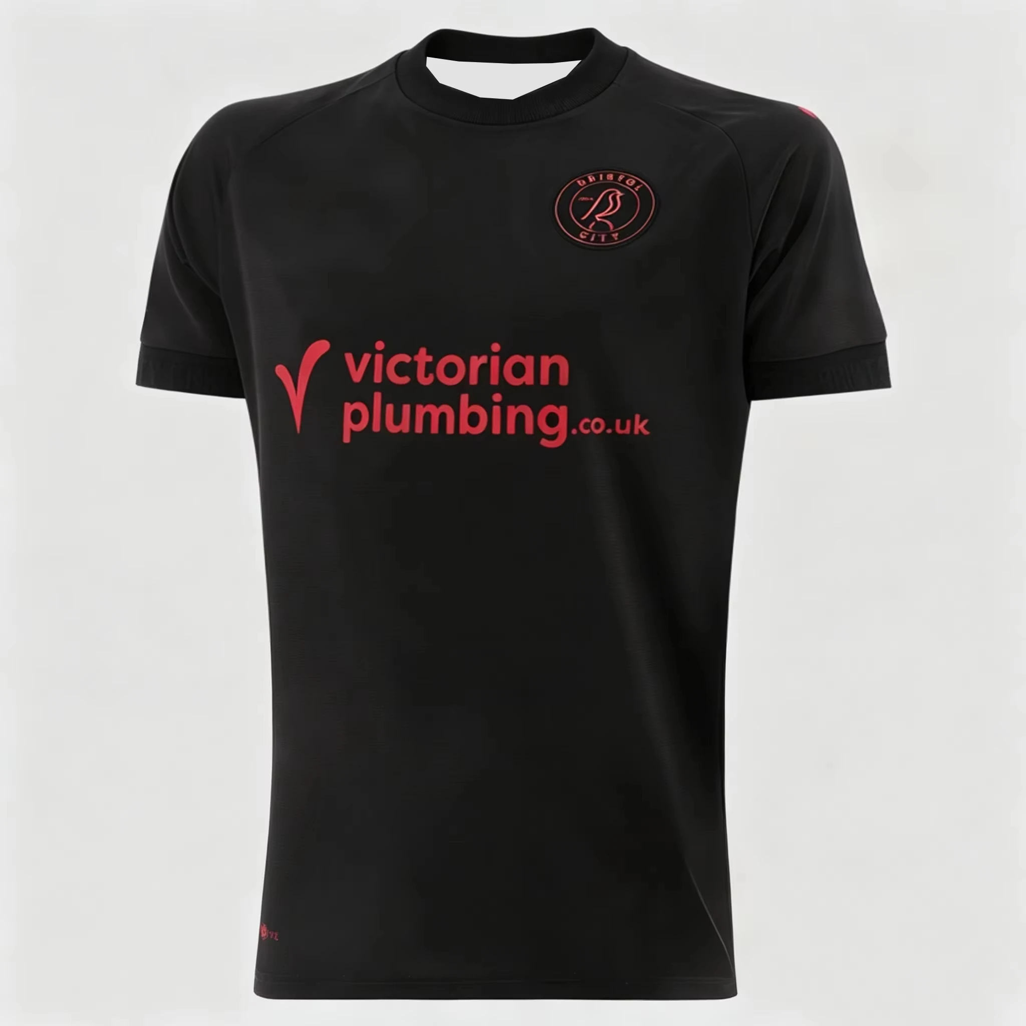 2026 Bristol City 3D Printed Football Jersey Men's Summer Quick Drying Breathable Short Sleeved T-shirt Family Matching Clothing