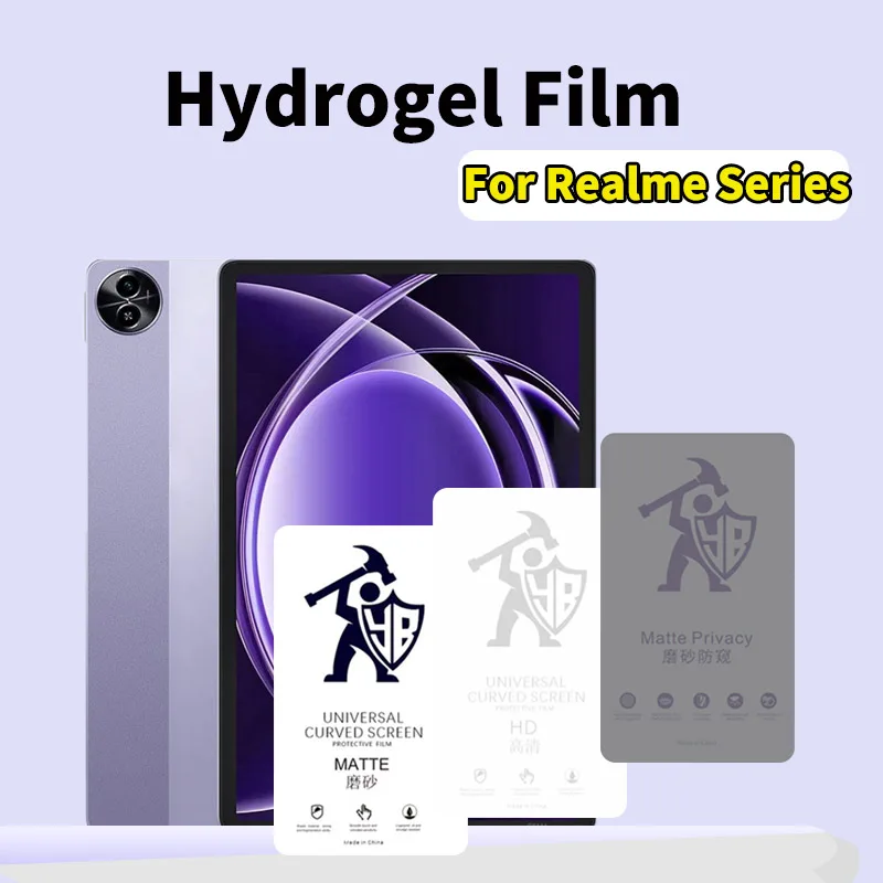 Матовый планшет для Realme Pad Mini 8,7 дюйма Pad X Pad 2 SE Pad 10,4 дюйма TechLife Pad Neo Pad mini LTE HD Гидрогелевая пленка Экран Protentor