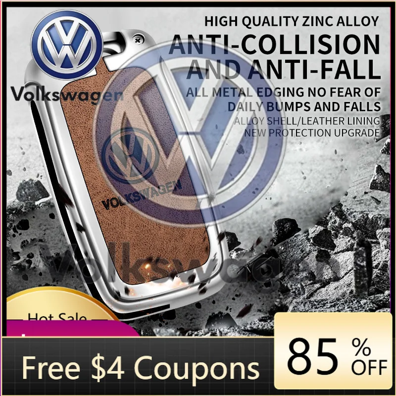 

Car Sticker 2026 Hot Styling Mouldings For VOLKSWAGEN VW Car Key Cover Fob Case Shell Bag For Volkswagen VW Polo Tiguan Golf Jet