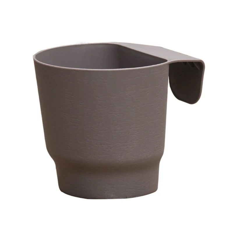 Maceta para plantas en maceta plástico montada en pared, maceta colgante pared maceta Semi Circular para flor