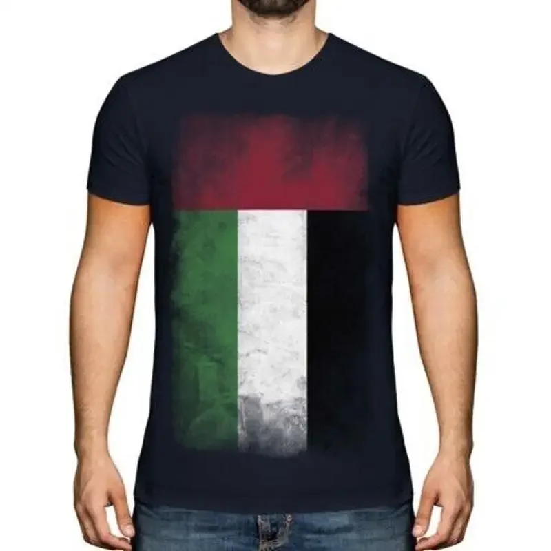 Verblasste Flagge der Vereinigten Arabischen Emirate Herren T-Shirt Al    Ich? Rat Al 