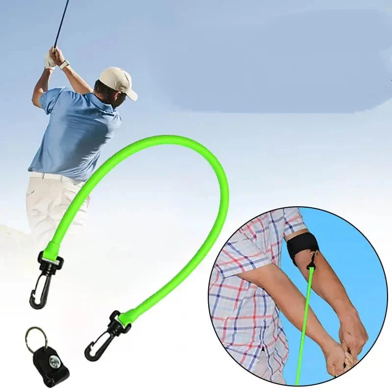 Golf Swing Practice Rope Golf Practice Swing Trainer Adjustable Golf Assistance Exercises Rope Golf Practice Supplies Accessory