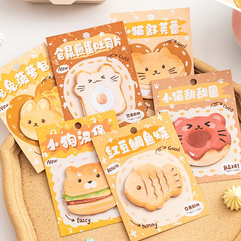 30 Vellen Cartoon Leuke Kerst Dieren Sticky Notes Student Zelfklevend Plan Notebook Creatieve Sticky Note Leren Kantoor