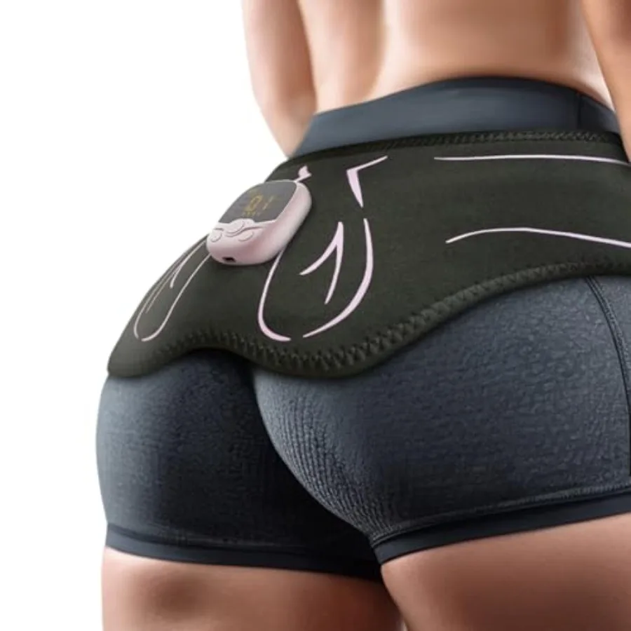 

EM25-glute Toning Device Hip Trainer with 10 Modes and 30 Intensity Levels Smart Glute Muscle Toner for Muscle Activation and F