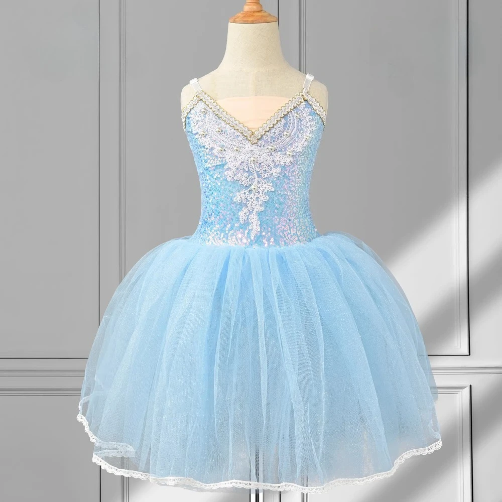 

Kids Clothes Princess Party Elegant Tutu Ballet Leotards for Girls Dress Dance Wear Stage Performance Costume Children Clothing