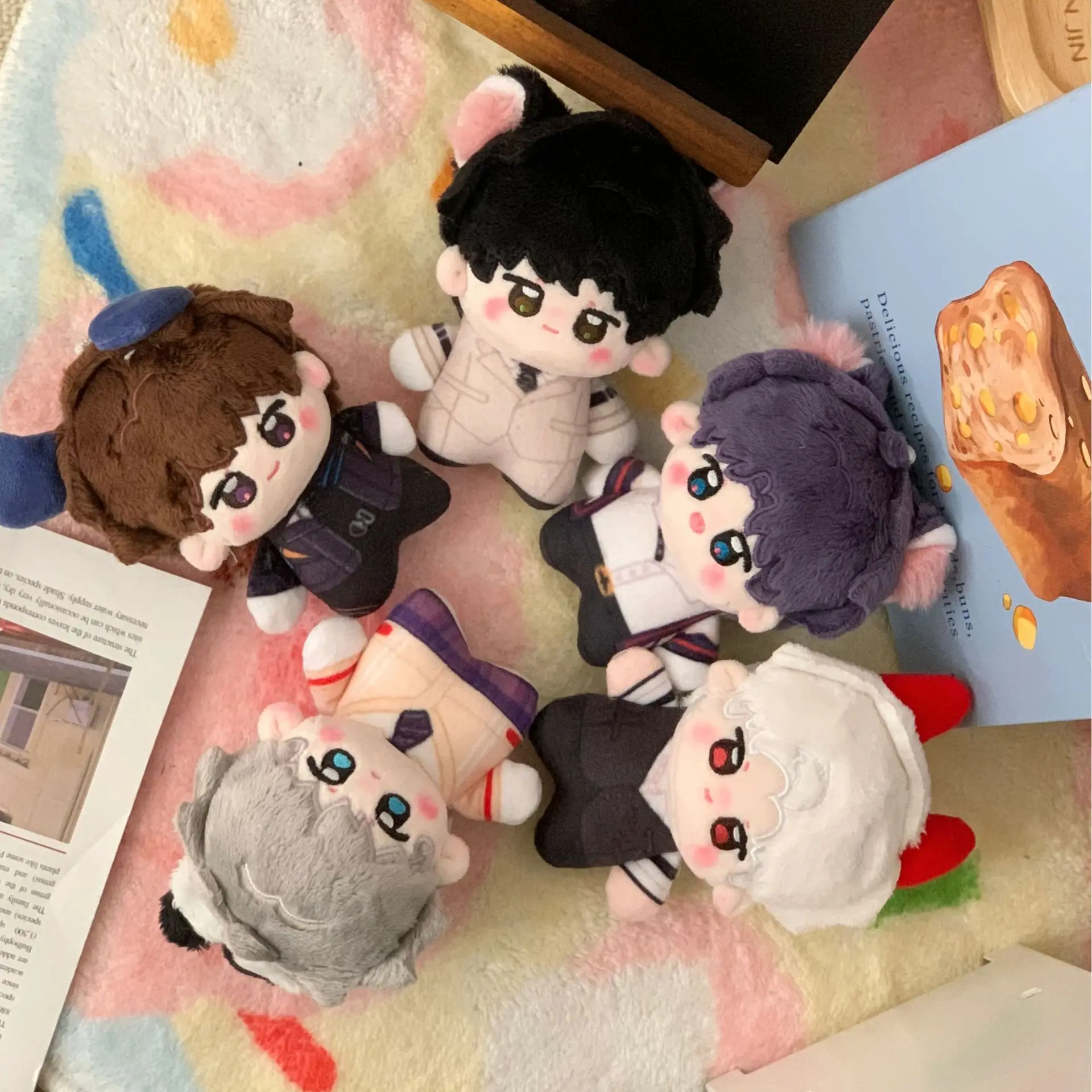

Love game with empty 10 cm cm deep Xavier Zayne Rafayel Sylus Caleb cotton dolls cute mini