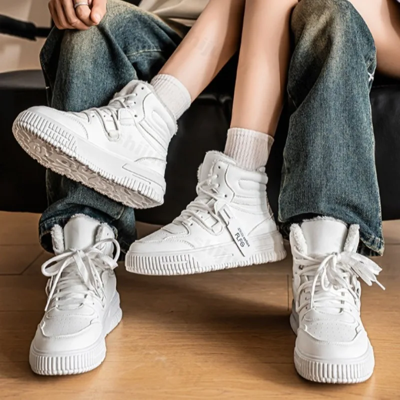 

Autumn 2025 High Top Couples' Fashion Trend Casual Thick Soled Shoes Men's Comfortable Non Slip Niche Versatile Chunky sneakers