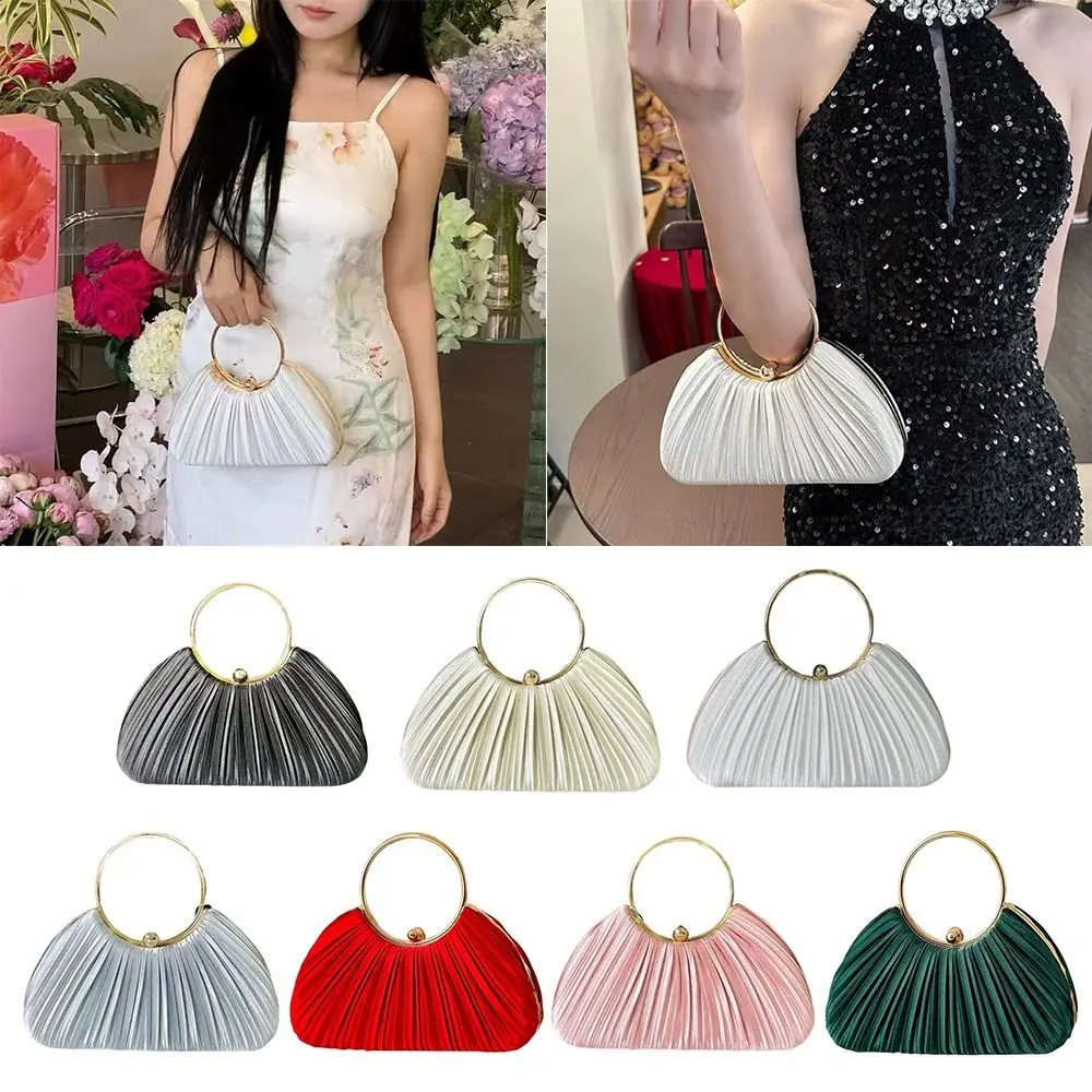 

Luxury Multi Color Wrinkled Banquet Bag Circular Wrinkle Banquet Bag Handmade Shoulder Bag Women