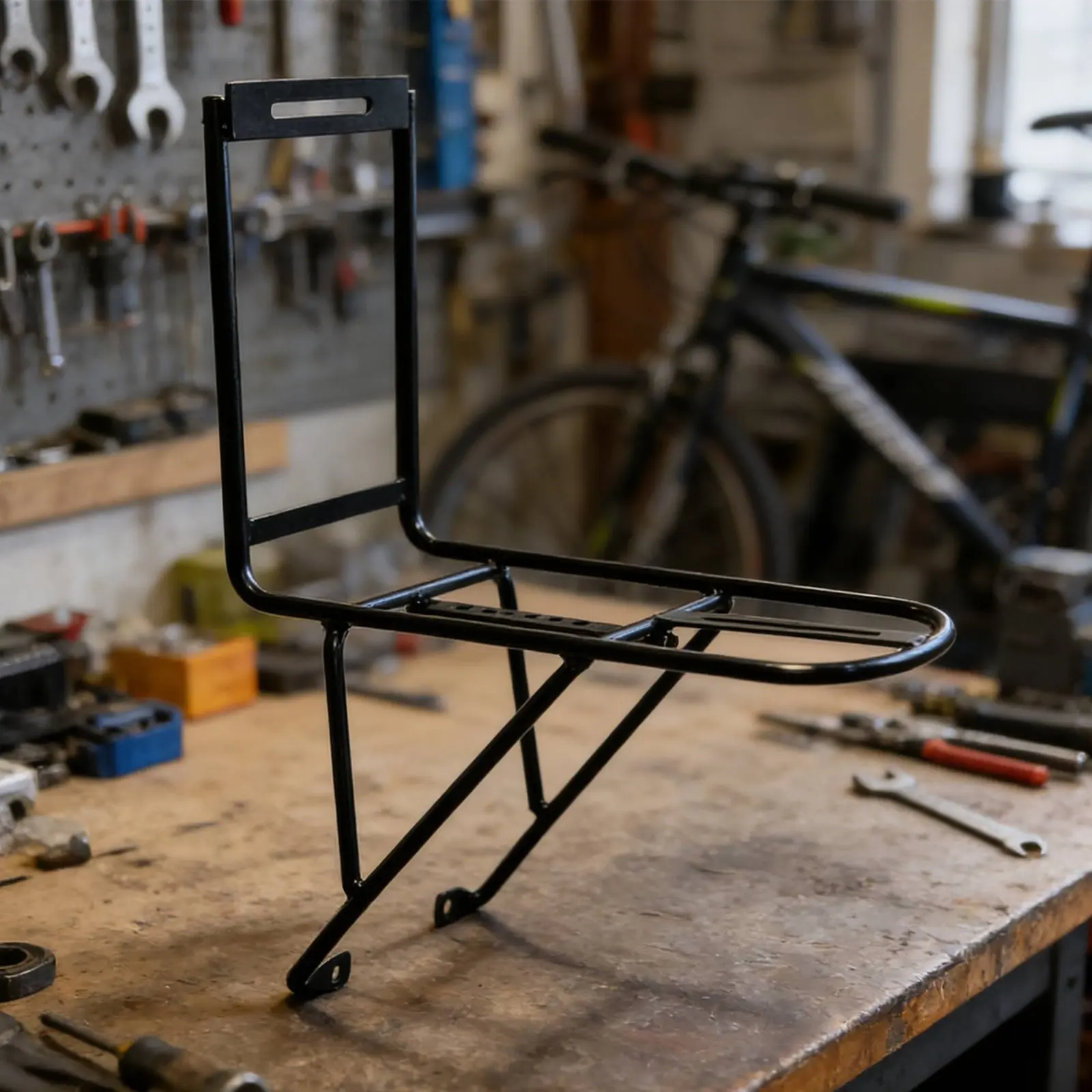 

Bike Front Bike Front Rack Lightweight Front Bike Front Hauling Rack Bike Touring Carrier Wide Compatibility Easy to Install