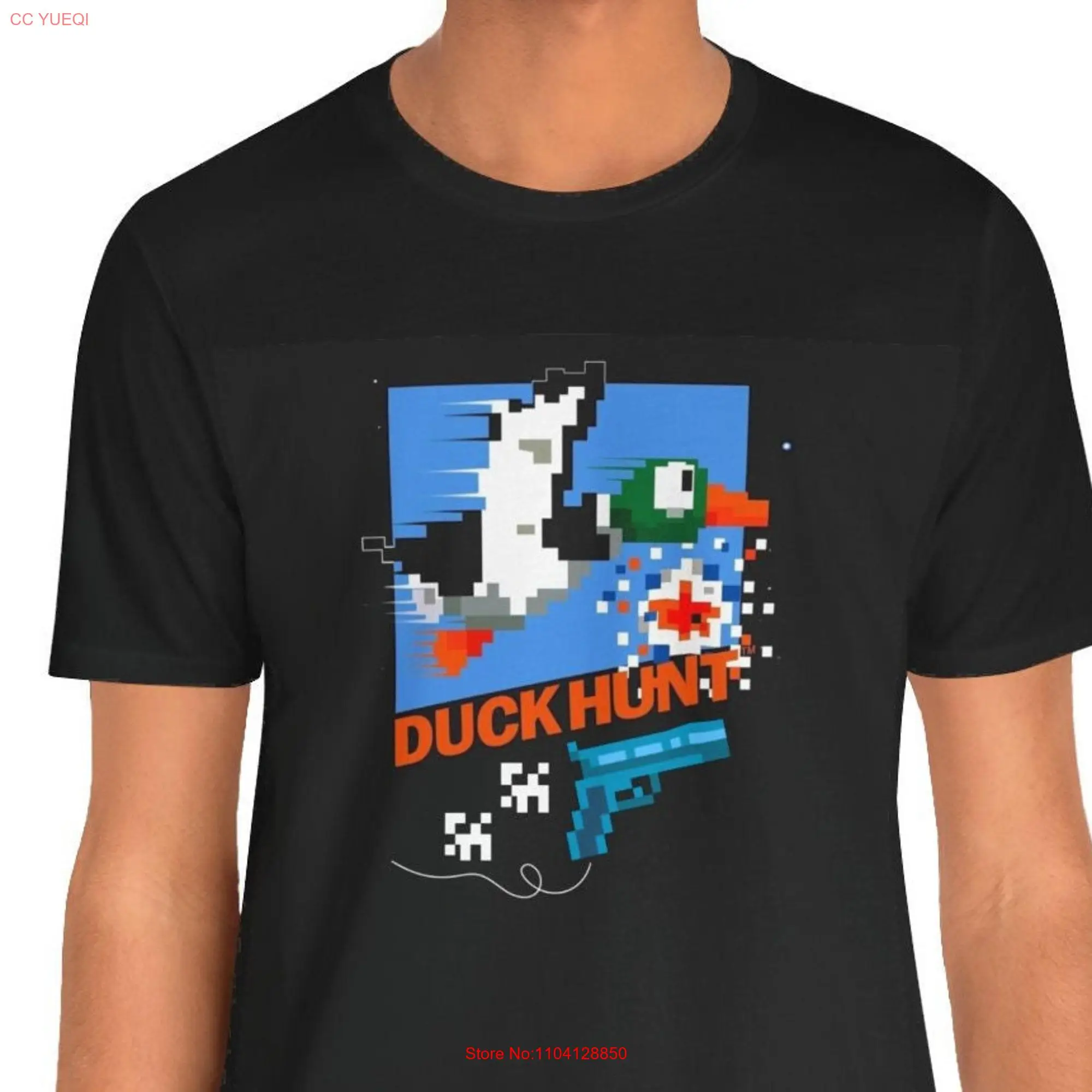 Retro Video Game T Shirt Duck Hunt Vintage 90's style home console lovers fans gift for him dad papa friend