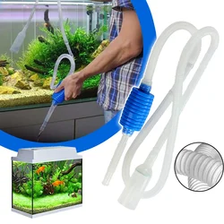 Aquarium Siphon Fish Tank Syphon Vacuum Cleaner Pump Acuario Accessories Semi-automatic WaterChanger Gravel Water Filter