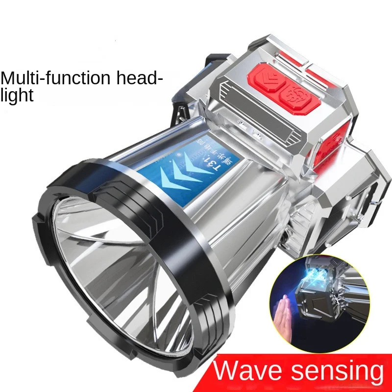 Strong Light Head-Mounted Rechargeable Miner's Lamp Outdoor Night Fishing Lamp Emergency Sensor Headlamp Sofirn Фонарь Налобный