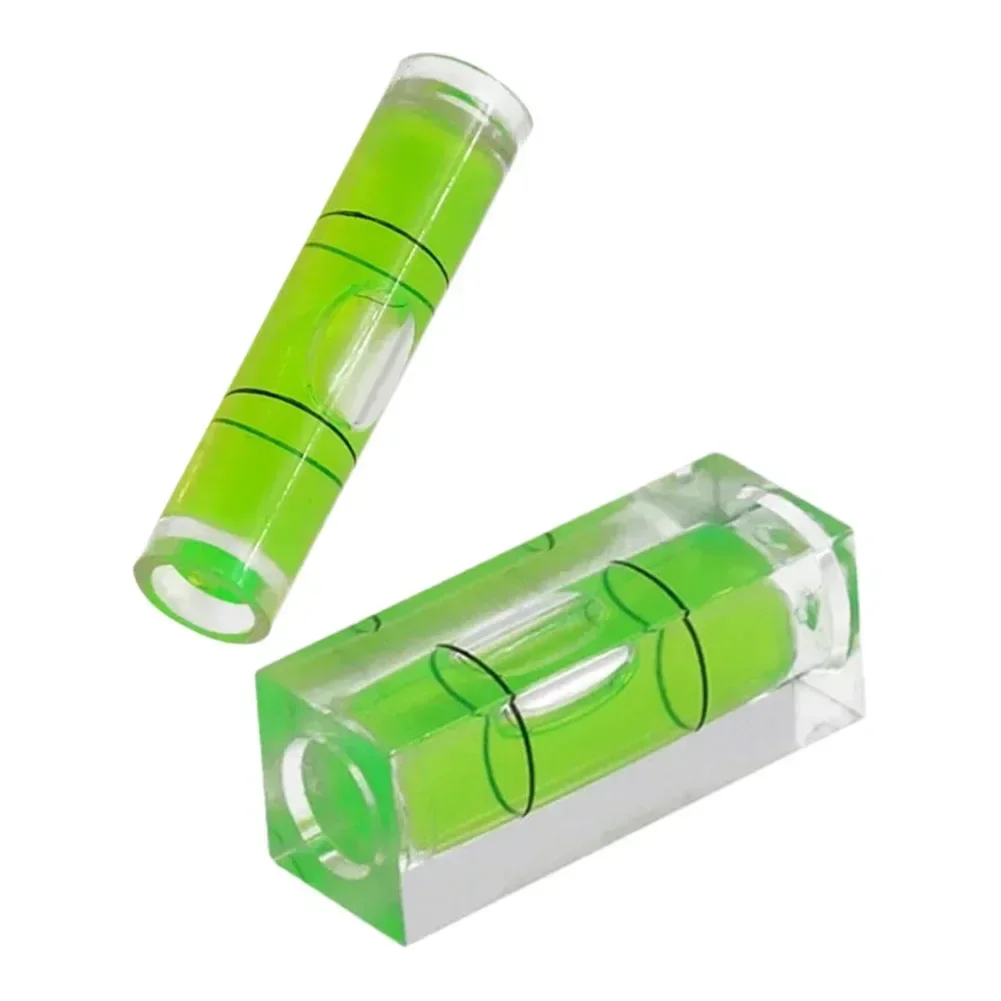 2pcs High-Precision Horizontal Bubble Bead Type Spirit Level Mechanical Strip Bubble Level Bubble Spirit Level Measuring Tools