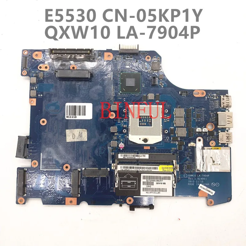 

Laptop Motherboard CN-05KP1Y 05KP1Y 5KP1Y High Quality For Latitude E5530 LA-7904P SLJ8A DDR3 Notebook Mainboard