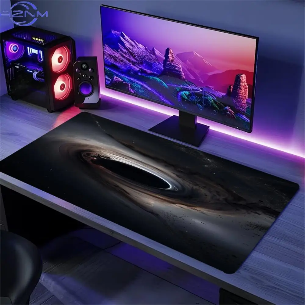 Space Mouse Pad Non-slip Thickened MousePad Large Writing Lockedge Gaming Cushion Office Student Universe Galaxy Nebula