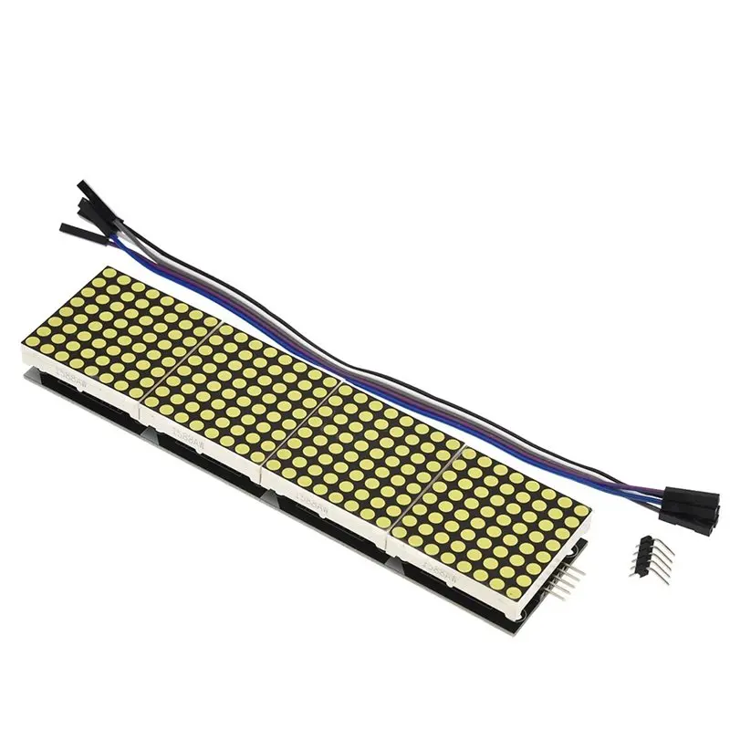 modulo-de-matriz-de-pontos-a13e-max7219-para-microcontrolador-arduino-display-4-em-1-com-cabo-de-5-pinos