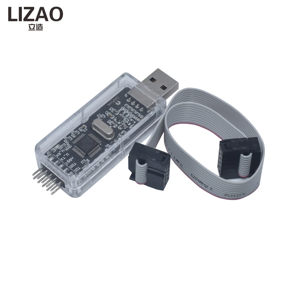 LIZAO CMSIS DAP DAPLink Emulator JTAG SWD Serial Port U Disk Drag & Drop Programmer Super J-Link ST-Link Debugger