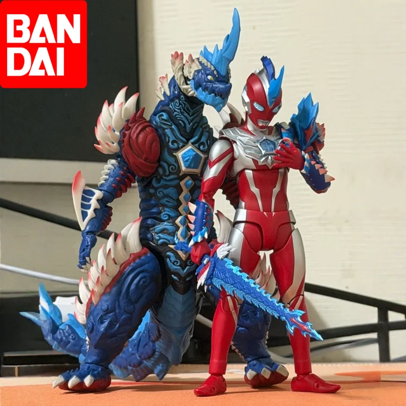 

In Stock Bandai S.H.Figuarts Ultraman Omeg Seiryu Reginnes Star Stone Monster Action Figure Collectible Model Toy Desktop