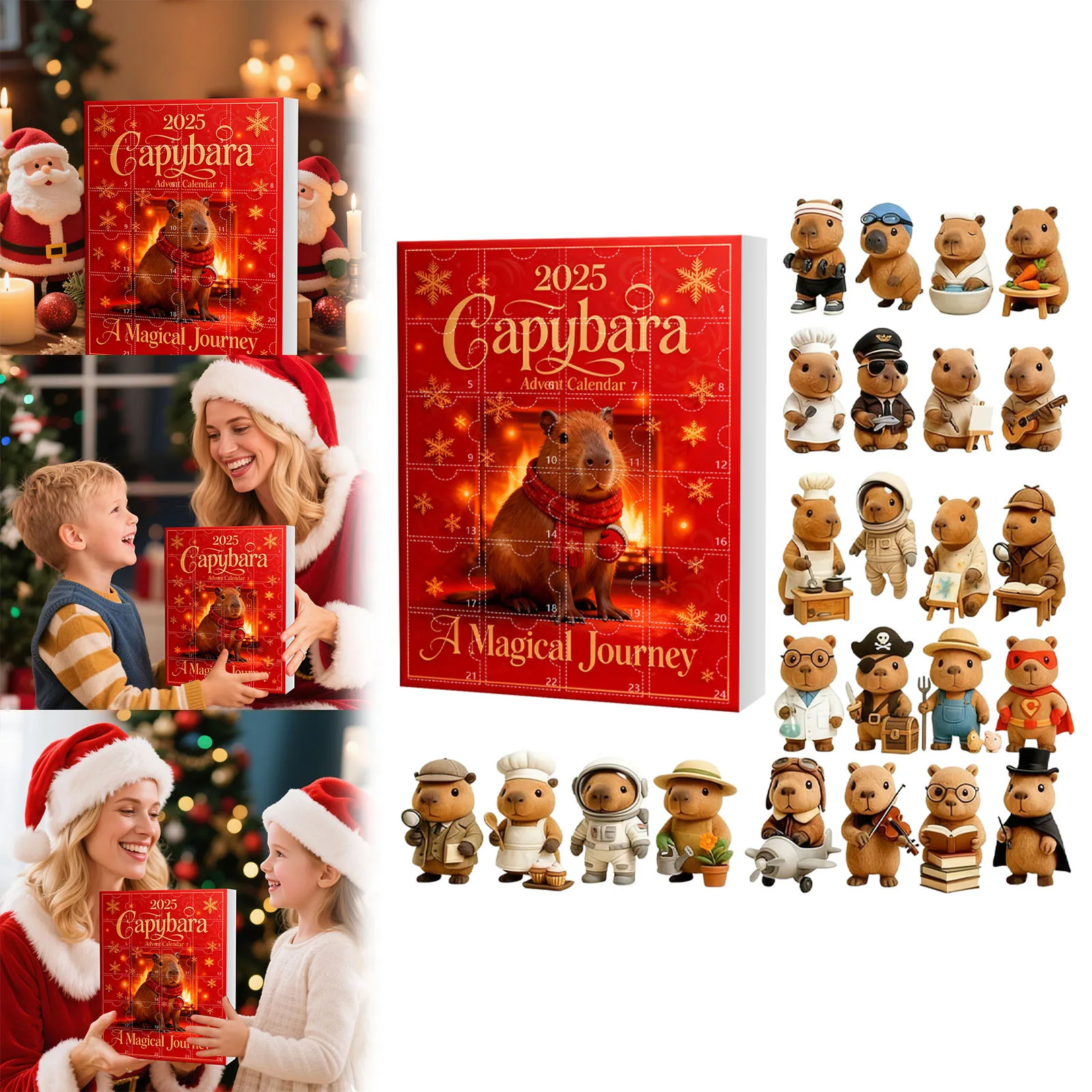 مؤقت ميكانيكي تقويم القدوم تشريح عيد الميلاد العد التنازلي قلادة تحتوي على 24 المعلقات الاكريليك ومؤقت المطبخ الفتيات #2