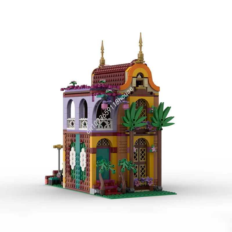 1005 pièces MOC maison enchantée modèle démêné blocs de construction assembler des cadeaux de noël bricolage jouet idée créative éducation enfants