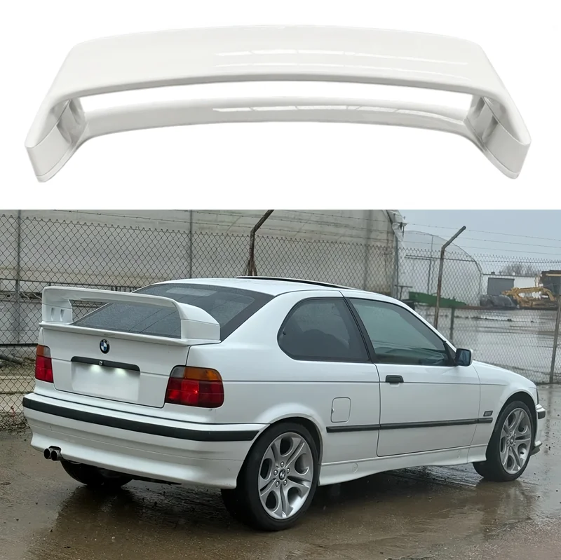 Für 1990-2000 BMW 3er E36 M3 Auto Heckklappen-Spoiler Karosserie-Kit Flügel 4-teilig/Set GT-Stil Tuning Exterieur Zubehör