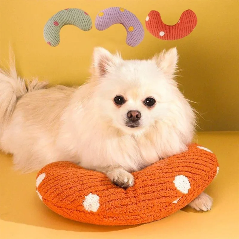 Soft U-shaped neck pillow for dog cat pet Dragonfly comfortable neck cushion pet supplies