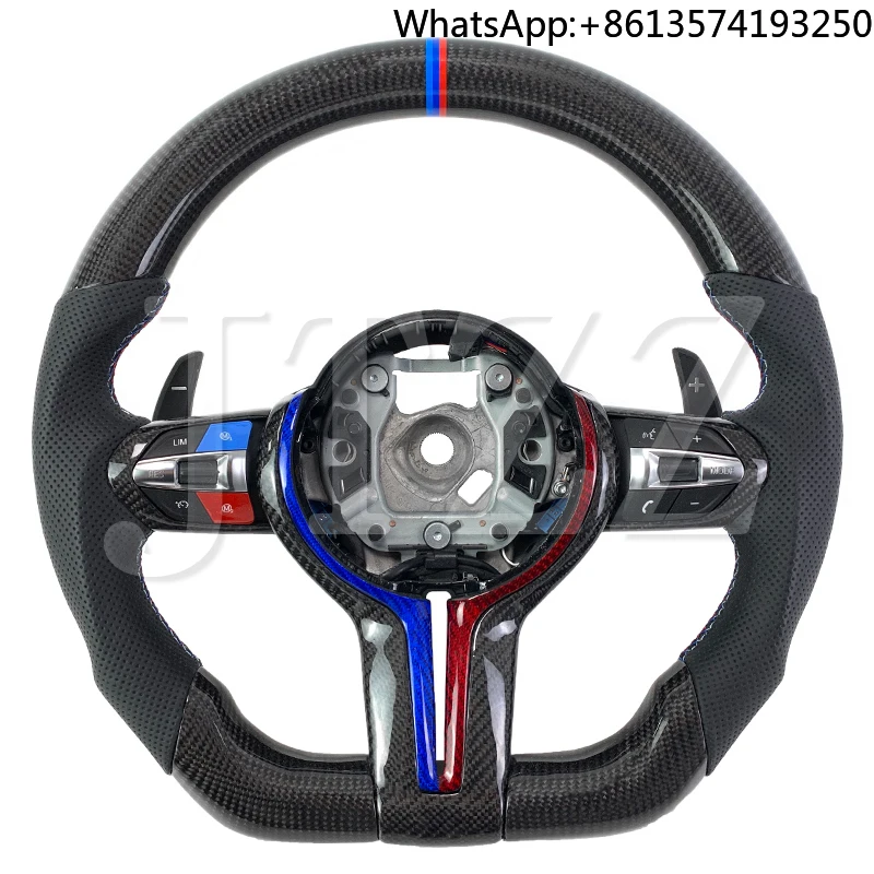 

2013-2020 for BMW F20 F22 F21 F87F80 F30 F31 F32 F33 F10 F12 F05 220 428i Customization Carbon Fiber Car Steering Wheel Interior