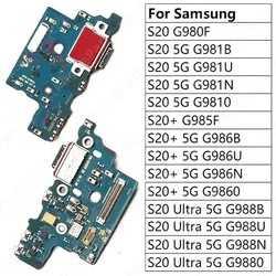 Charge Board Usb Connector For Samsung Galaxy S20 Plus S20+ S20 Ultra 5G G981 G986 G9888 Charging Port Plate Socket Flex Cable