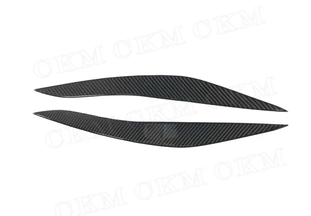 

Углеродное волокно для BMW 5 серии F10 2010 2011 2012 2013 2014 2015 2016, чехлы на фары, передний бампер, комплекты кузова для бровей