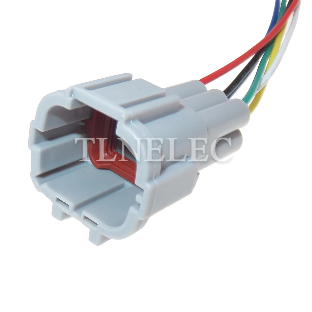 6 Pin Way Auto Headlight Sealed Connector with Wires Car Light Lamp Wiring Cable Sockets For Nissan PB291-06127 6185-1175