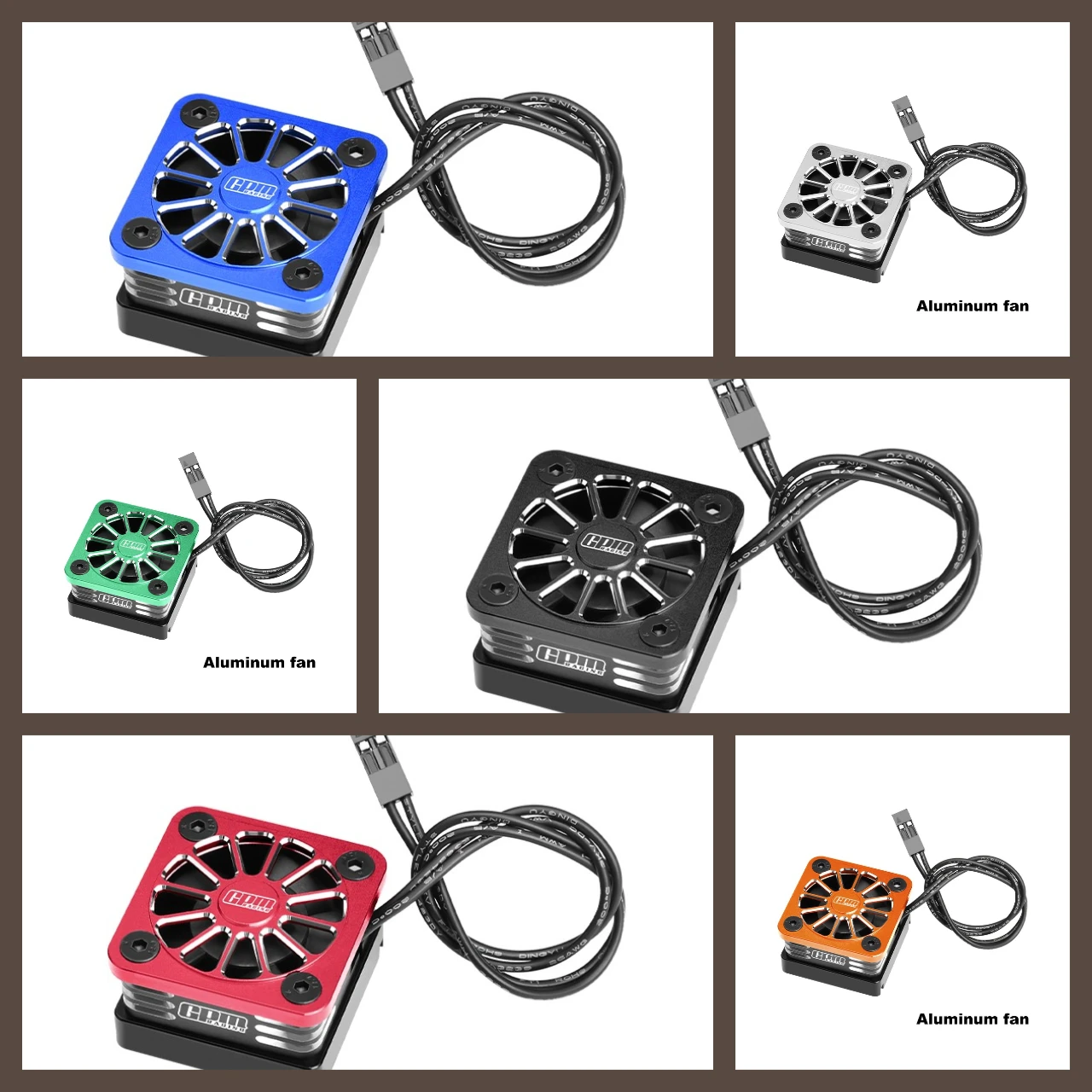 

Высокоскоростной охлаждающий вентилятор GPM Alloy ESC 28000 об/мин Bl-2S VXL-3S Mini XRT/Mini Maxx/Mini Slash