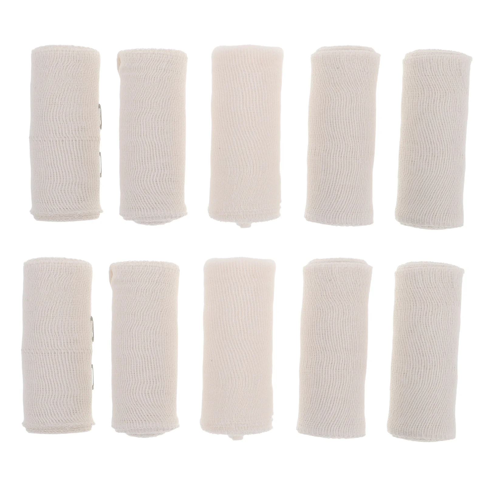 

10Pcs Sports Protection Elastic Bandage Adjustable Compression Wrap for Leg Ankle Support Breathable Flexible Pbt Athletic Band