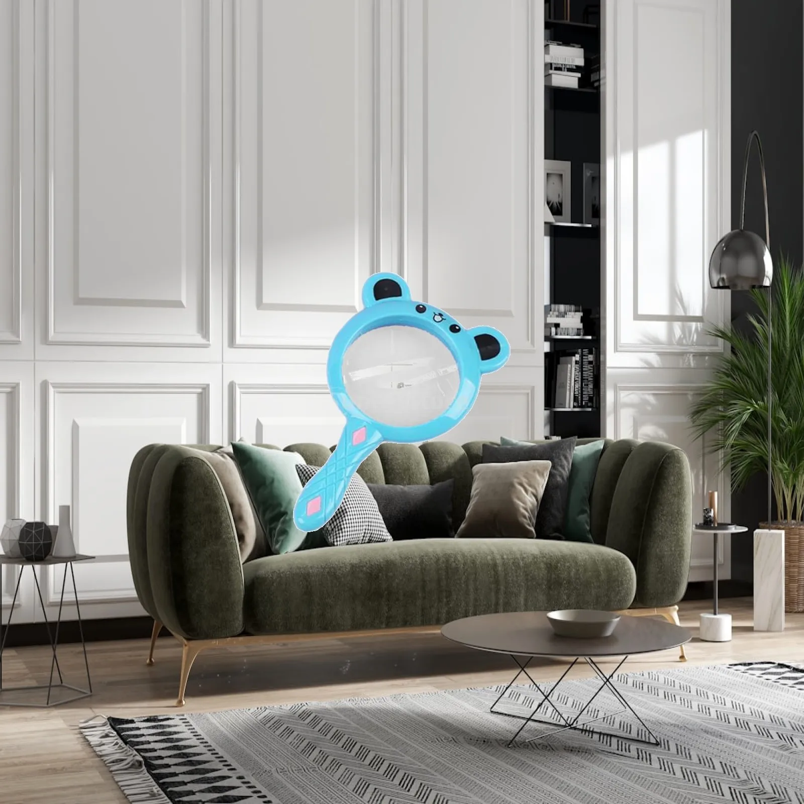 4x Magnifying Glass, 3X Mini Magnifying Glass, Teaching Resources for Magazines Photos