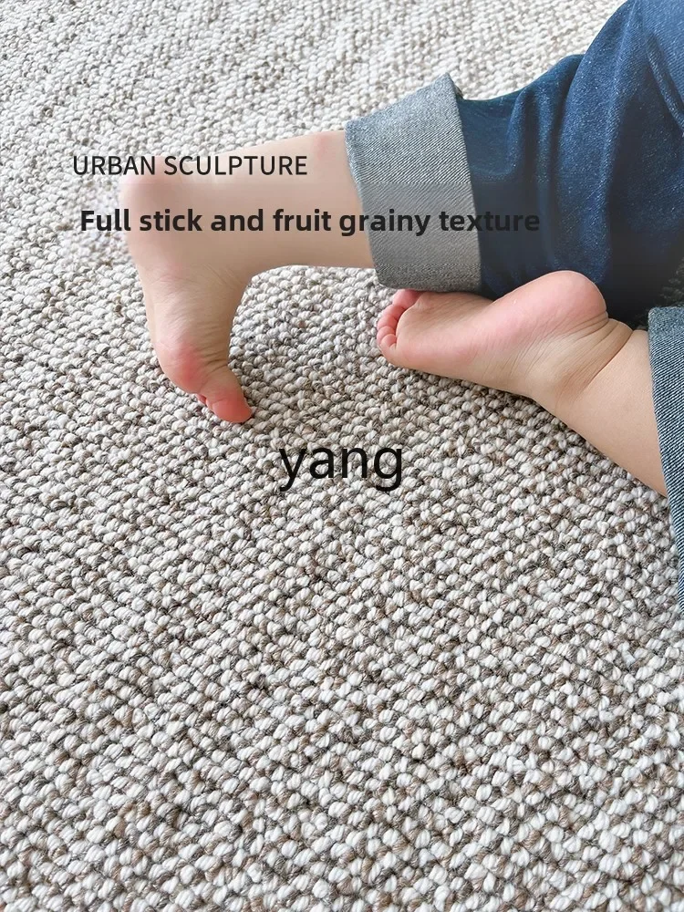 LTT high-end living room wool hand-woven carpet free of care office floor mat