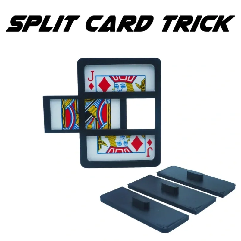 Split Card Trick Stage Magic Props Poker Cards Instantly Restores Close-up Performers Magic Tricks Magician Gimmicks Illusions
