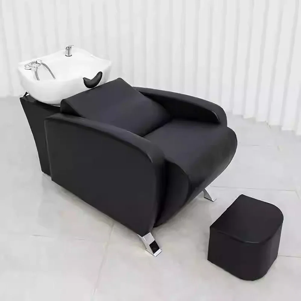 

Modern Massage Shampoo Bed Luxury Ergonomic Simple Unique Shampoo Recliner Nordic Fashion Cadeira De Barbearia Salon Furniture