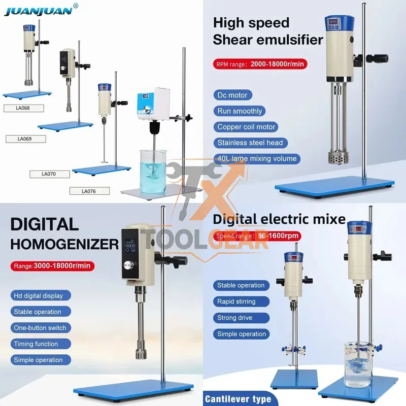 2026hotsale* Factory Wholesale New Laboratory Small Electric Perfume Mixer Suspended Digital Display Timed High-speed