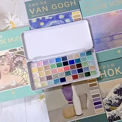Super Vision 1ml Morandi/Macaron Color Watercolor Paint Set Handmand Sample Artist Water Color for Painting Art Suppliers