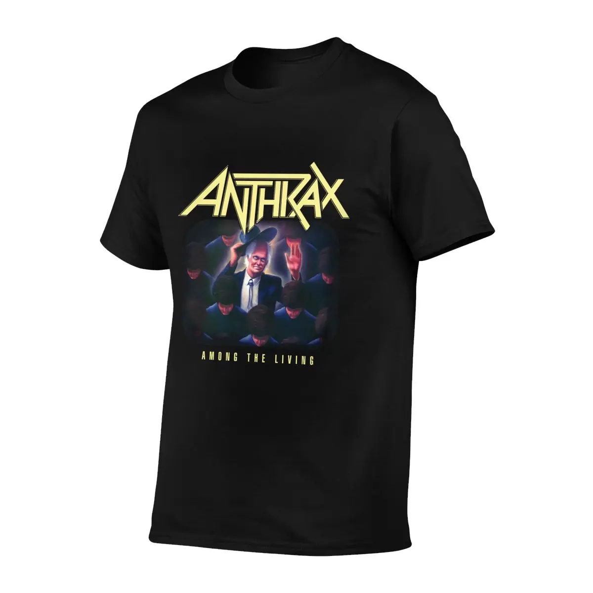 Anthrax Among The Living Heavy Thrash Metal Speed Music Band T-shirt Tee Shirt Cute High Quality